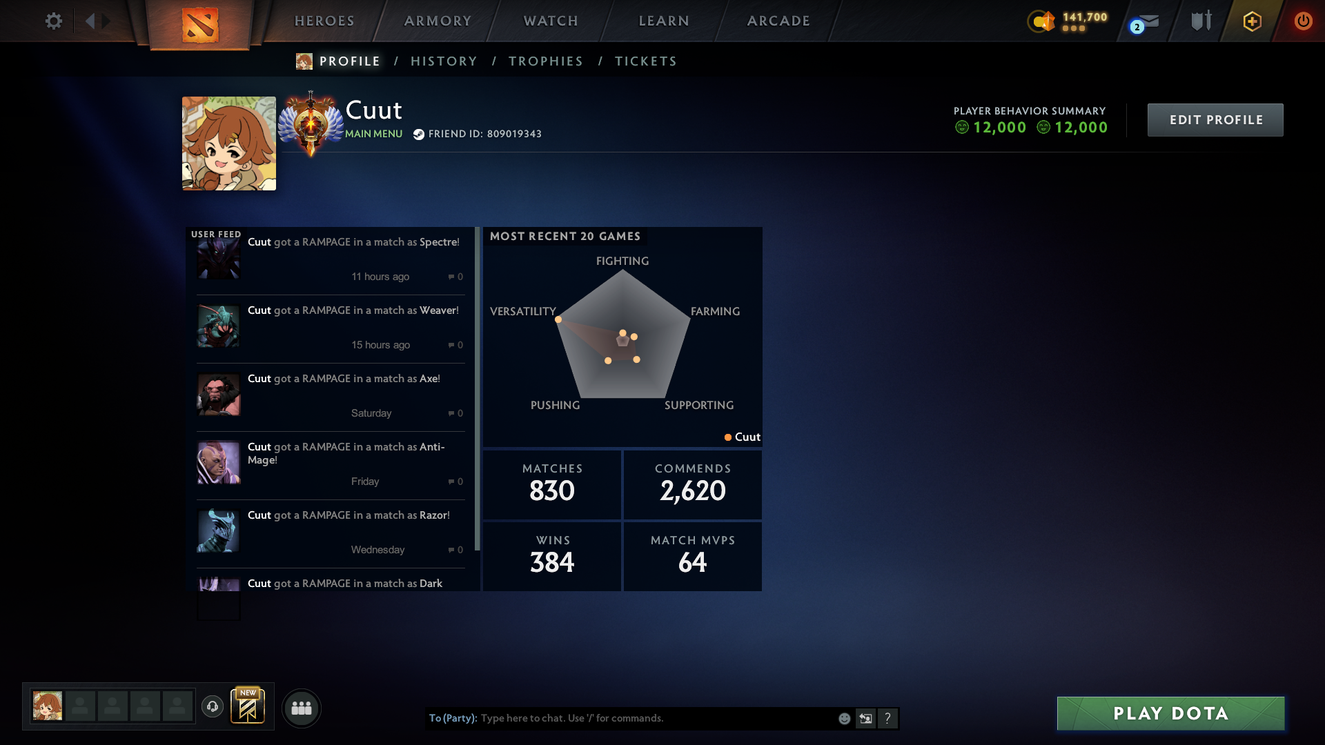 Immortal 6430 MMR