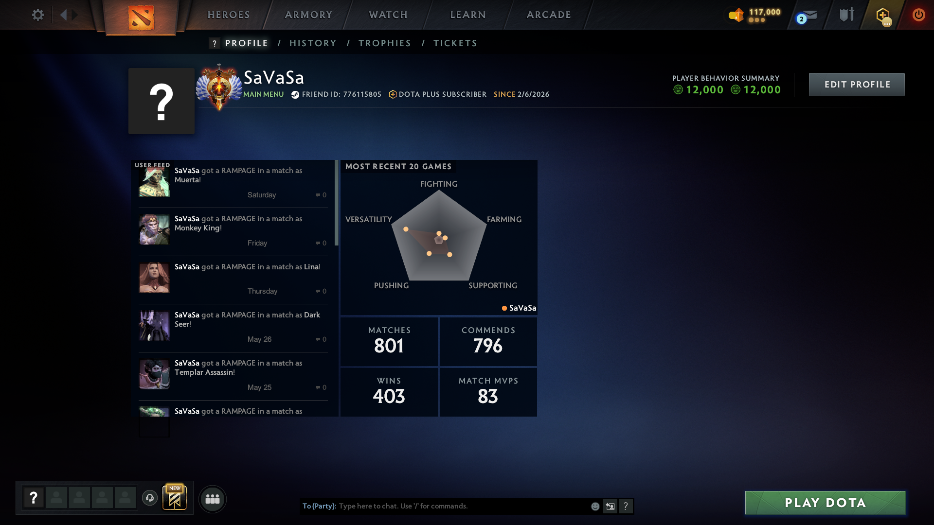 Immortal 7484 MMR