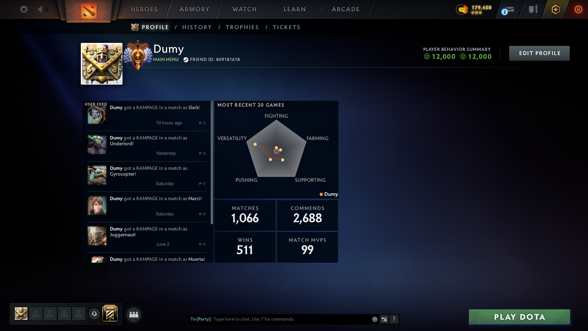 Immortal 6431 MMR